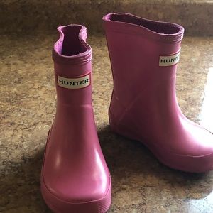 Toddler Girl pink Hunter boots